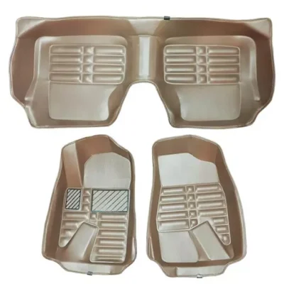 کفپوش پنج بعدی سمند PZ چرمی کرم